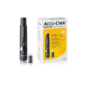 Accu-Chek FastClix Finger Pricker Lancing Device with 6 Lancets