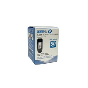 GlucoRx Q Blood Glucose Test Strips, 2 x 50 Strips